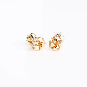 Knot Cufflinks 3 Solid Colors Cuff Buttons Mens Jewelry For French Shirt