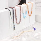 Small Pearl Necklace Freshwater Beaded Chocker Female Male Jewelry