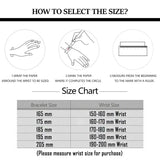 Red Leather Bracelet Men Wristband Stainless Steel Magnetic Buckle