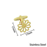 Chrysanthemum Cufflink for Men Business Suit Men's Jewelry Gift