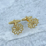 Chrysanthemum Cufflink for Men Business Suit Men's Jewelry Gift