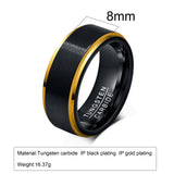 Tungsten Carbide Couple Wedding Ring Men Women Engagement Ring Alliance Jewelry