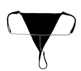 Stainless Steel Letters Name T-String Panty Chain Thong
