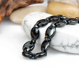 Coffee Beans Chain Bracelet Stainless Steel 8mm 7.87''