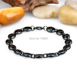 Coffee Beans Chain Bracelet Stainless Steel 8mm 7.87''