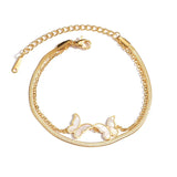 Stainless Steel Butterfly Bracelet for Women