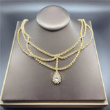 Bling Rhinestone Chain Hair Bohemian Bridal Wedding Flash Crown