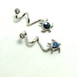 Enamel Sea Turtle Charm Flip Flops Decorative Buttons