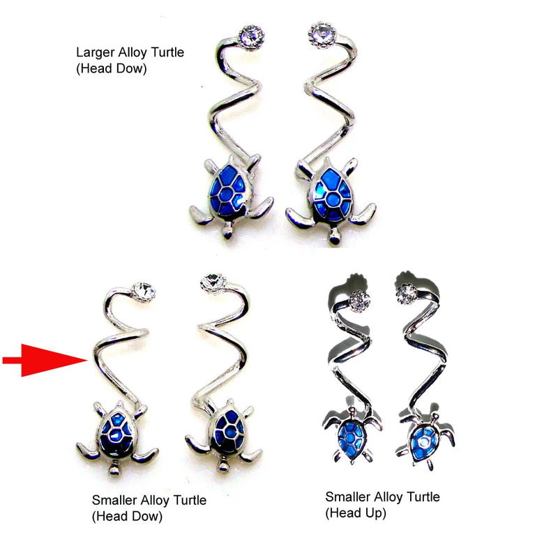 Enamel Sea Turtle Charm Flip Flops Decorative Buttons