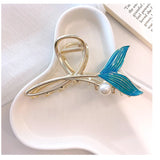Fishtail Pearl Hair Clips Vintage Tiara Jewelry Hair Accessories