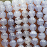 Lace Beads Round Beads Full Strand 15.5 Inches