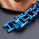 Stainless Steel Bike Bracelet Men Biker Motorcycle Chain Bangles