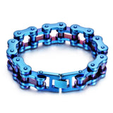 Stainless Steel Bike Bracelet Men Biker Chain Bangles Jewelry