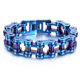 Stainless Steel Bike Bracelet Men Biker Chain Bangles Jewelry