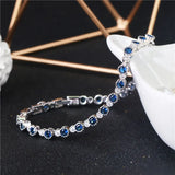 Zircon Bracelet Bangle for Women Wedding Anniversary Party Bridal Jewelry