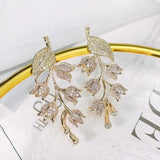 Blueberry Fruit Drop Earring for Women Long Dangle Party Jewelri