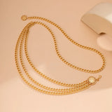 Silver Body Chain for Women Summer Beach Bikini Dress Sexy Belly Jewelry
