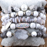 Bohemia Beaded Jewelry 5pc Bracelets Set For Women Gift
