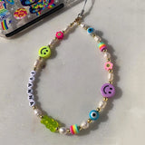 Natural Pearl Phone Strap Bear Beard Rope