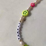 Natural Pearl Phone Strap Bear Beard Rope