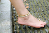 Bohemian Pearl Beads Anklet Bracelet Women's Beaded Chain Foot Jewelry
