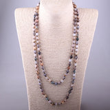 Boho Knotted Halsband Crazylace Stone Necklace