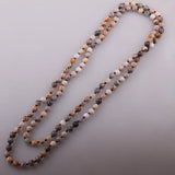 Boho Knotted Halsband Crazylace Stone Necklace