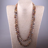 Boho Knotted Halsband Crazylace Stone Necklace