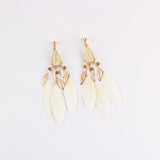 Bohemian Tassel Feather Ear Clips for Women