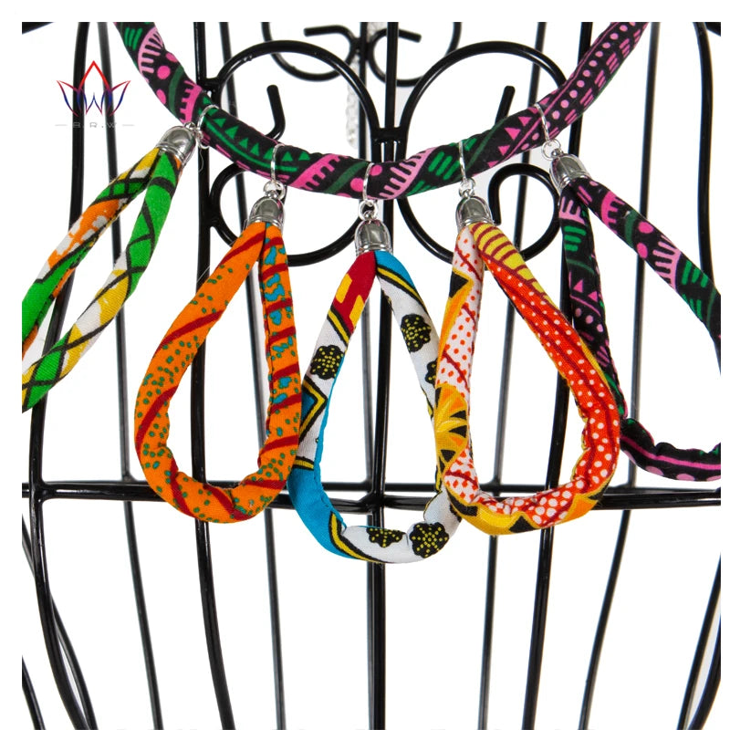 Bohemian Style Multicolor African Wax Necklace