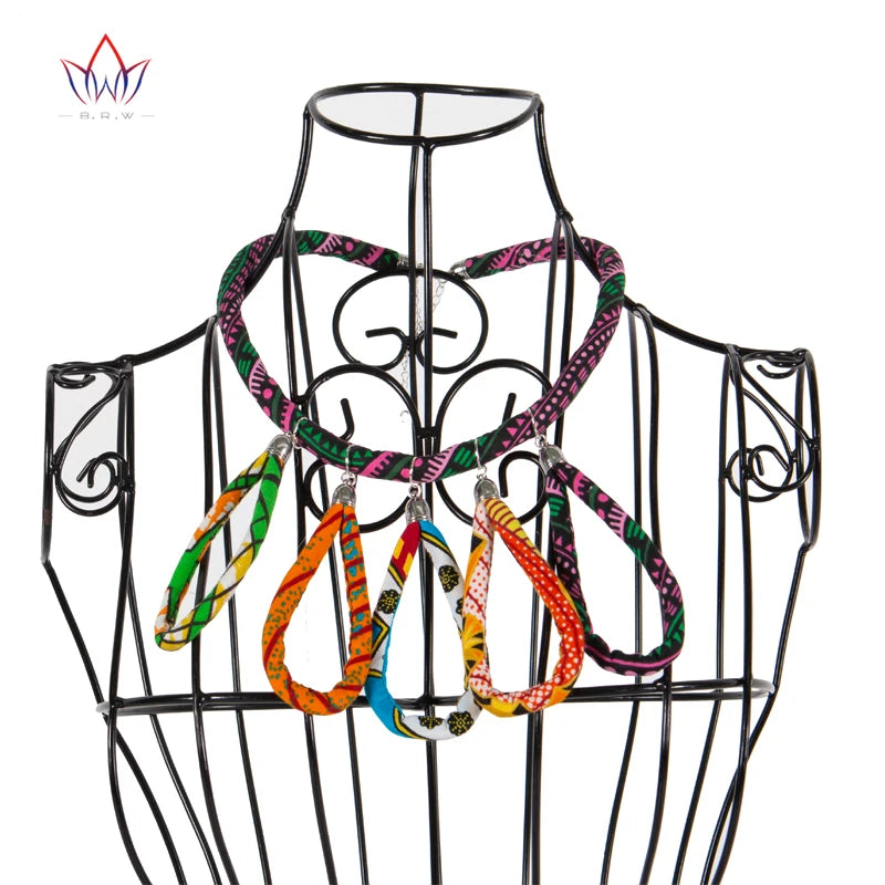 Multicolored Bohemian Style African Necklace