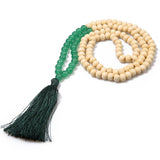 Bohemian Tassel Yoga Natural Stone Necklace for Women