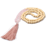 Bohemian Tassel Yoga Natural Stone Necklace for Women
