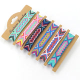 Boho Woven Friendship Bracelets for Women - Tassel Wrap Bracelets