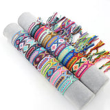 Boho Woven Friendship Bracelets for Women - Tassel Wrap Bracelets
