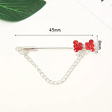 Crystal Rhinestone Bow-knot Brooches Scarf Pins 12 Pcs/lot