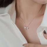 Crystal Dragonfly Charm Pendant Choker Necklace for Women Party Jewelry