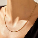 Stainless Steel Box Chain Necklace for Men