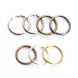 Metal Open Jump Rings Necklace DIY Jewelry Making