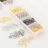 Metal Open Jump Rings Necklace DIY Jewelry Making