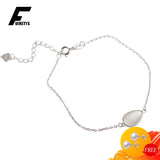 925 Silver Water Drop Moonstone Bracelet Wedding Party Gift