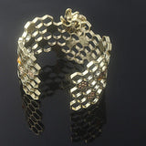 Hollow Honeycomb Geometric Bracelet Charm Ladies Dress Jewelry