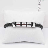 Men's Personalized Leather Name Bracelet