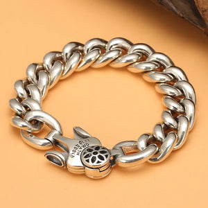 Bracelet Thick Personality Domineering Rough Ore People Rock Clip Buckle Chain