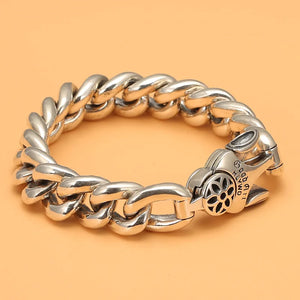 Bracelet Thick Personality Domineering Rough Ore People Rock Clip Buckle Chain