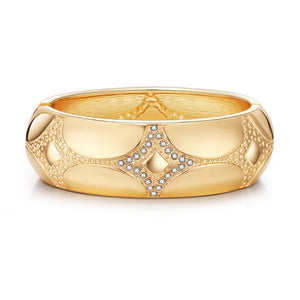 Women's Creative Alloy Crystal Bracelet, Exaggerated Hipster Style