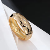 Women's Creative Alloy Crystal Bracelet, Exaggerated Hipster Style