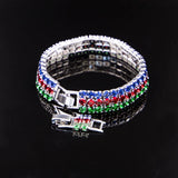 925 Silver Zircon Gemstone Bracelet for Women Wedding Party Gift