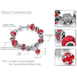 Crystal Beads Bracelet Owl Crown Bracelet Charm Jewelry