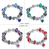 Crystal Beads Bracelet Owl Crown Bracelet Charm Jewelry